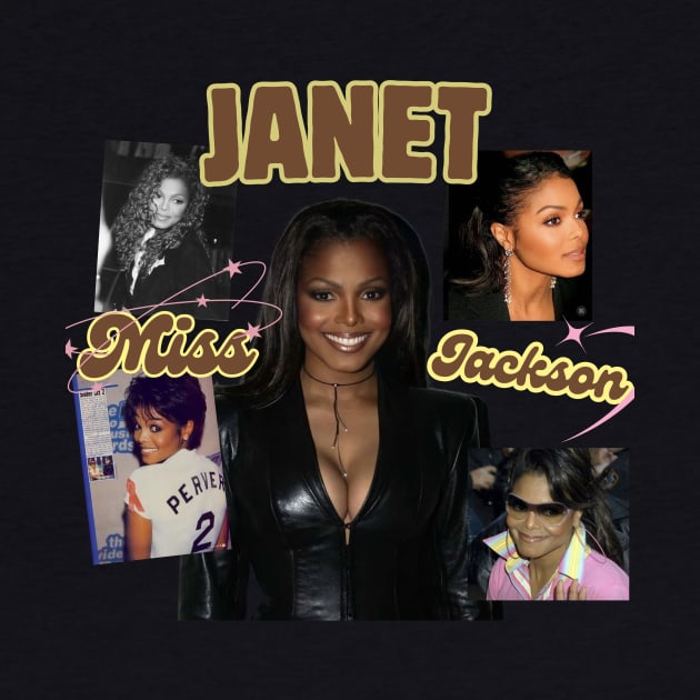 Janet Jackson Retro Graphic by TheGraphicAtelier